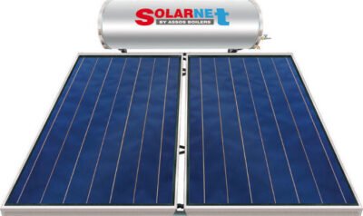Helioakmi Solarnet 300lt/4m² Glass Διπλής Ενέργειας Ηλιακός Θερμοσίφωνας - Image 2