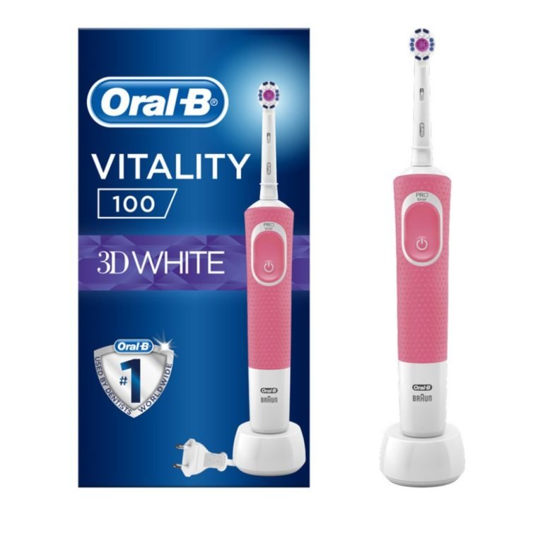 Oral-B Vitality 100 3D White Pink Ηλεκτρική Οδοντόβουρτσα