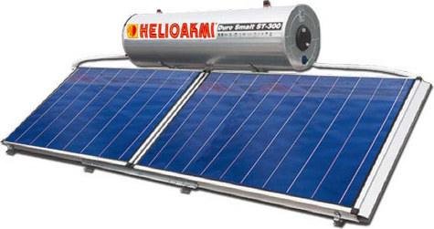 Helioakmi Megasun HOR 300lt/5.24m² Glass Οριζόντιου Συλλέκτη  Διπλής Ενέργειας