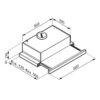 ΑΠΟΡΡΟΦΗΤΗΡΑΣ ΣΥΡΟΜΕΝΟΣ PYRAMIS Power Slim Ecoline Inox 60 cm (065032901)