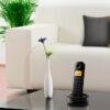 PHILIPS ασύρματο τηλέφωνο D1601B/34, με ελληνικό μενού, μαύρο