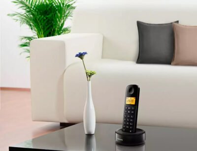 PHILIPS ασύρματο τηλέφωνο D1601B/34, με ελληνικό μενού, μαύρο - Image 5