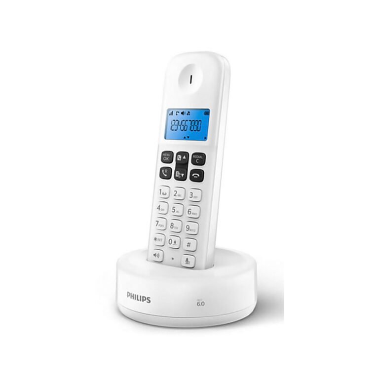 Philips Ασύρματο Τηλέφωνο D1611W34 Λευκό (Δωρεάν Μεταφορικά)