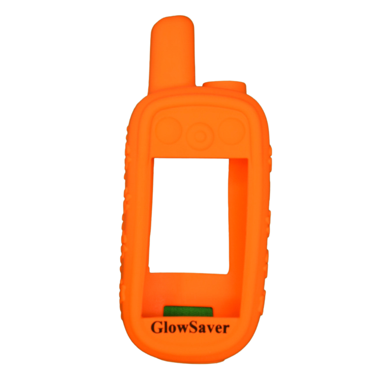 ΘΗΚΗ ΣΙΛΙΚΟΝΗΣ GLOWSAVER ΓΙΑ GARMIN ALPHA 100 ΜΕ 2 ΠΡΟΣΤΑΤΕΥΤΙΚΑ ΟΘΟΝΗΣ (ΛΑΜΠΕΡΟ ΠΟΡΤΟΚΑΛΙ)