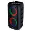 POWERTECH φορητό ηχείο PT-990, 10W RMS, FM, 2400mAh, RGB, μαύρο