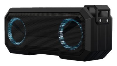 POWERTECH φορητό ηχείο & power bank PT-988 16W RMS, FM, RGB, IPX7, μαύρο - Image 3