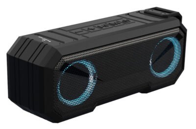 POWERTECH φορητό ηχείο & power bank PT-988 16W RMS, FM, RGB, IPX7, μαύρο - Image 2