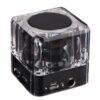 POWERTECH BLUETOOTH SPEAKER PT-404, PORTABLE, 3W, LED LIGHT, BLACK