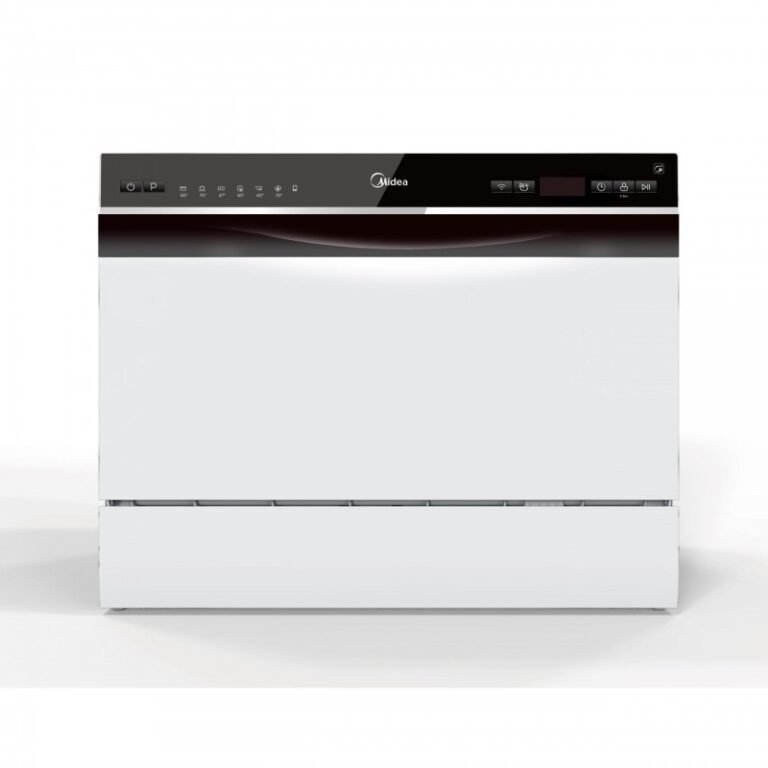 Midea MTD55S400W WiFi IoT 55cm Πλυντήριο Πιάτων Ανω Πάγκου