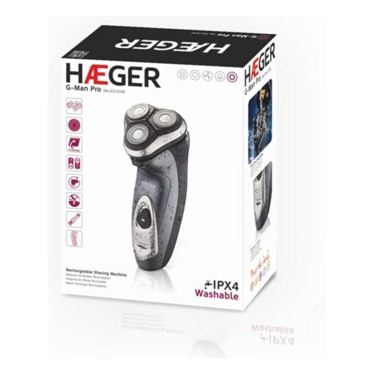 Ηλεκτρική Επαναφορτιζόμενη Ξυριστική Μηχανή Haeger G-Man Pro
