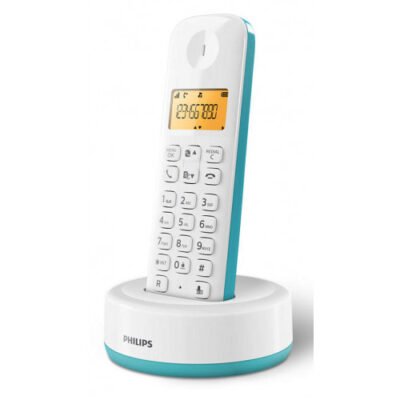 PHILIPS ΑΣΥΡΜΑΤΟ ΤΗΛΕΦΩΝΟ D1601T-34, ΜΕ ΕΛΛΗΝΙΚΌ ΜΕΝΟΥ, ΛΕΥΚΟ-ΠΡΑΣΙΝΟ