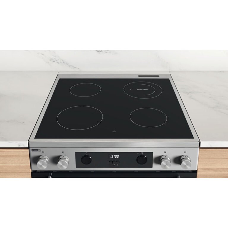 WHIRLPOOL WS68V8CCXT ΚΟΥΖΙΝΑ ΜΕ ΚΕΡΑΜΙΚΕΣ ΕΣΤΙΕΣ ΚΑΙ ΦΟΥΡΝΟ 83ΛΤ