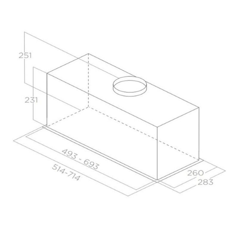 Pyramis EF Turbo Τζάκι Μηχανισμός Απορρόφησης 52cm Inox (065305001)