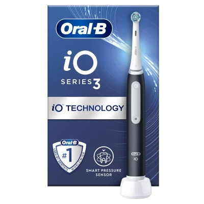 Oral-B iO Series 3 Black Hλεκτρική Οδοντόβουρτσα