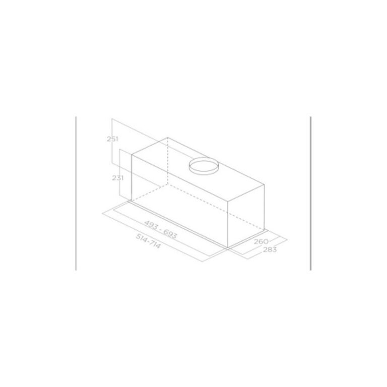 PYRAMIS PLUS EF (065305101) ΜΗΧΑΝΙΣΜΟΣ ΑΠΟΡΡΟΦΗΣΗΣ INOX 50CM