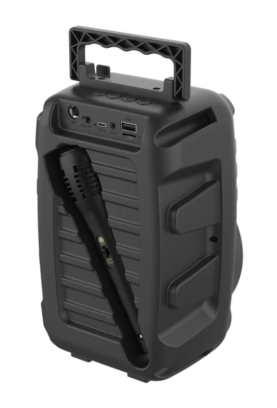 CELEBRAT φορητό ηχείο OS-07 με μικρόφωνο, 5W, 1200mAh, Bluetooth, μαύρο - Image 3
