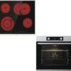 BOS6737E13X ECT641BX Gorenje BOS6737E13X + ECT643BX Φούρνος άνω Πάγκου 77lt με Κεραμικές Εστίες Π59.5cm Inox