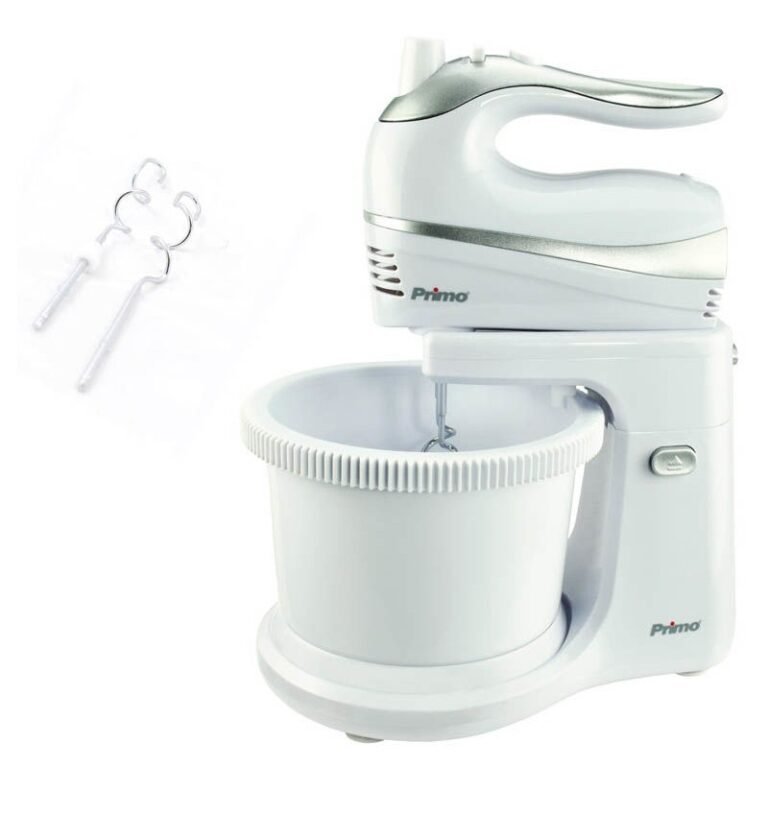 Μίξερ PRMB-40248 Με περιστρεφόμενο κάδο 3L 500W Λευκό-Silver