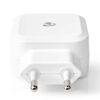 0121413 Φορτιστής Nedis Quick Charge 24W 4U White WCHAU484AWT