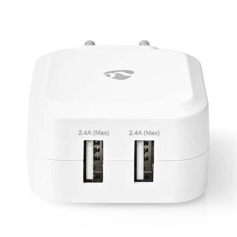 0121415 Φορτιστής Nedis Quick Charge 24W 4U White WCHAU484AWT