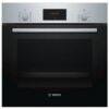 Bosch HBF154BS0 + PKE645BA2E, Σετ Εντοιχισμού, Φούρνος 66lt (Class A) Inox + Κεραμική Εστία 60cm