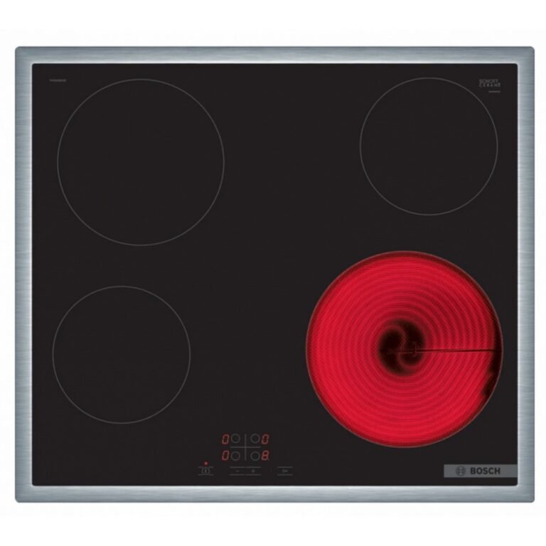 Bosch HBF154BS0 + PKE645BA2E, Σετ Εντοιχισμού, Φούρνος 66lt (Class A) Inox + Κεραμική Εστία 60cm