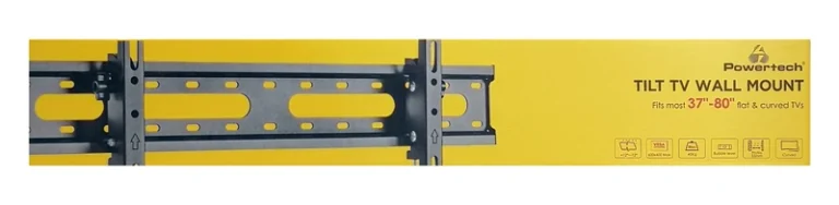 POWERTECH επιτοίχια βάση PT-1275 για τηλεόραση 37-80", έως 45kg