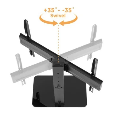 POWERTECH επιτραπέζια βάση PT-1328 για τηλεόραση 37-70", 40kg - Image 4
