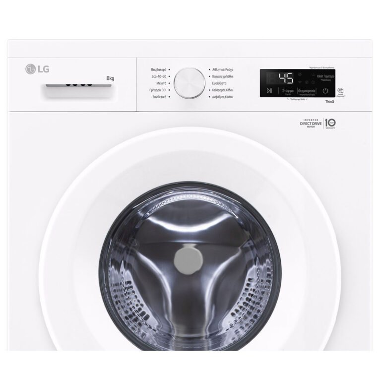 LG F4X1008NWH Πλυντήριο Ρούχων 8KG