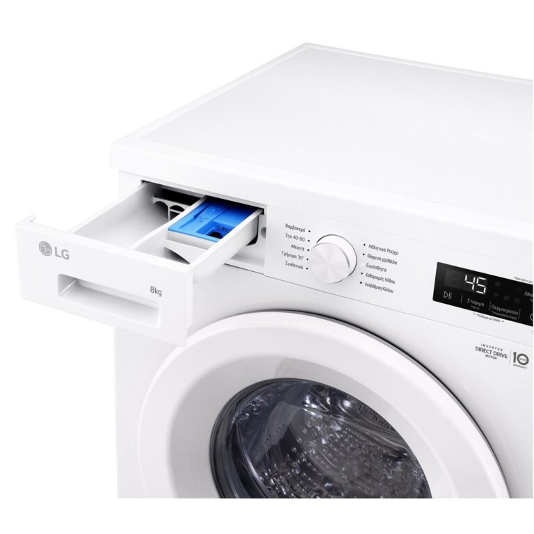 LG F4X1008NWH Πλυντήριο Ρούχων 8KG
