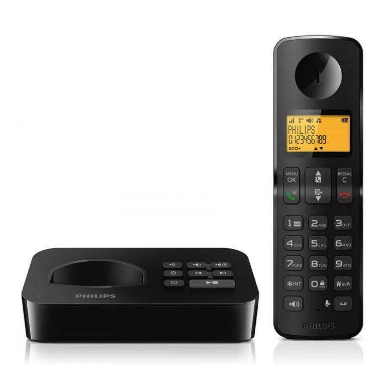 PHILIPS ασύρματο τηλέφωνο D2651B-34, με ελληνικό μενού