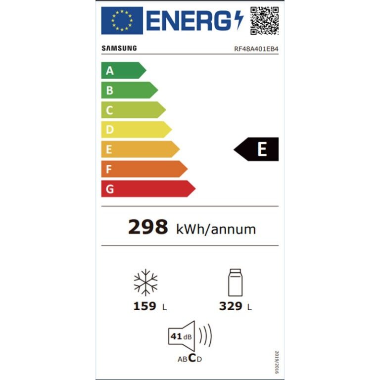 RF48A401EB4-EF-energy SAMSUNG RF48A401EB4/EF ΨΥΓΕΙΟ ΝΤΟΥΛΑΠΑ NO FROST ΧΡΩΜΑ ΜΑΥΡΟ