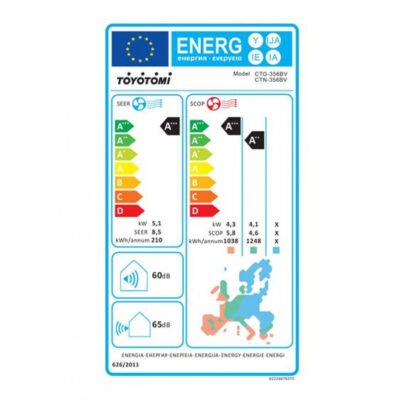 TOYOTOMI ERAI CTN/CTG-356BV ΚΛΙΜΑΤΙΣΤΙΚΟ INVERTER 18000 BTU ΜΑΥΡΟ ΜΕ ΙΟΝΙΣΤΗ ΚΑΙ WIFI - Image 2