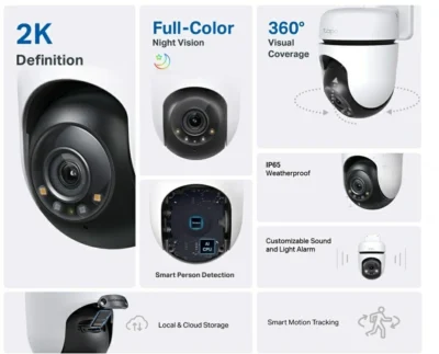 Outdoor Wireless IP Camera TP-Link Tapo C510W Starlight Pan/Tilt 2K - Image 2