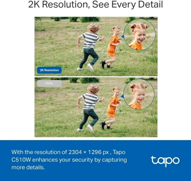 Outdoor Wireless IP Camera TP-Link Tapo C510W Starlight Pan/Tilt 2K