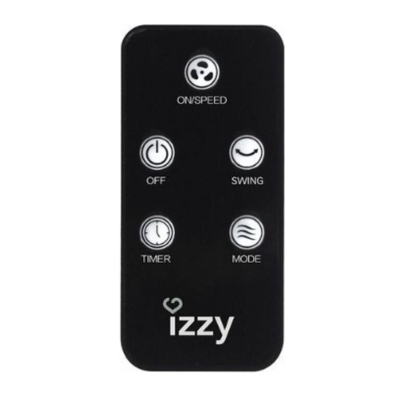 IZZY Ανεμιστήρας Ορθοστάτης 70W Διαμέτρου 46cm με Τηλεχειριστήριο