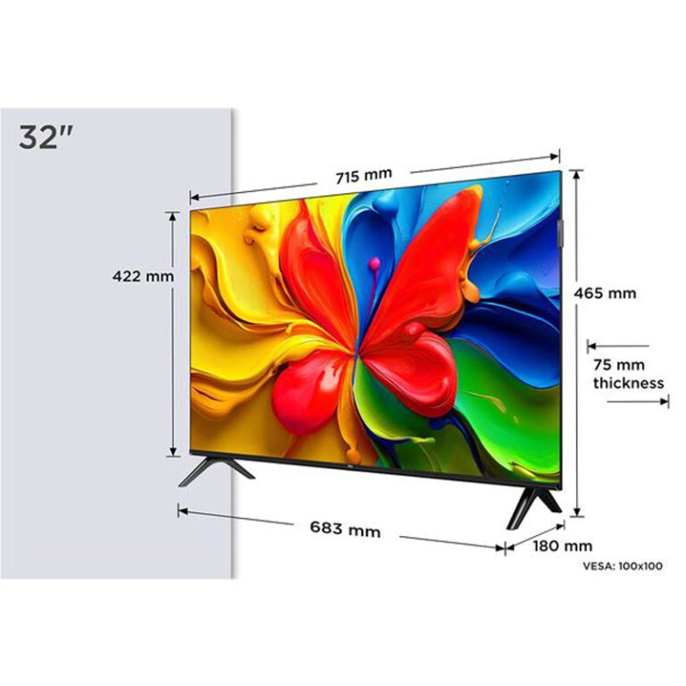 TCL 32S4K ΤΗΛΕΟΡΑΣΗ 32” HD QLED 60HZ GOOGLE TV ΗΧΟΣ DOLBY ATMOS 2.1