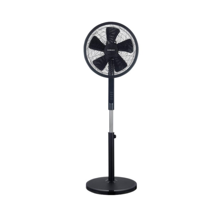 Ανεμιστήρας με ορθοστάτη 40 εκ Singer 7020/01 55 watt R/C Μαύρο