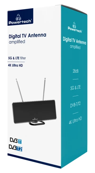POWERTECH ψηφιακή κεραία PT-1006, 5G & LTE, DVB-T/T2, 4Κ, 28dB - Image 3