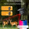 SECTEC smart ηλιακή κάμερα κυνηγού ST-517C, 3MP, 4G, PIR, PTZ, SD, IP65