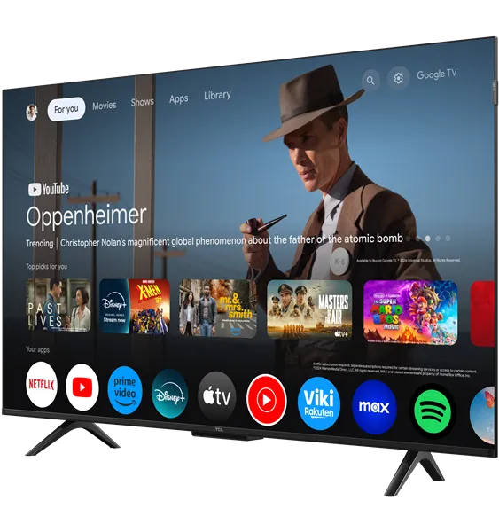 TCL 43P7K 4K QLED 60HZ TV (2025) 43"