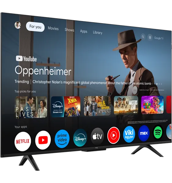 TCL 43P7K 4K QLED 60HZ TV (2025) 43"