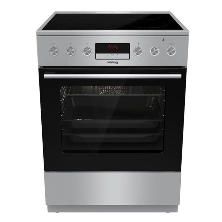 Korting 741860 KEC6C60XPC Ελεύθερη Κουζίνα Κεραμική Inox