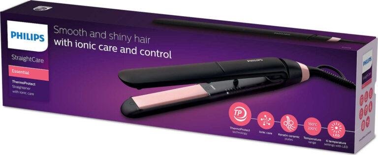 Philips StraightCare Essential BHS378/00 Πρέσα Μαλλιών με Κεραμικές Πλάκες Ionic