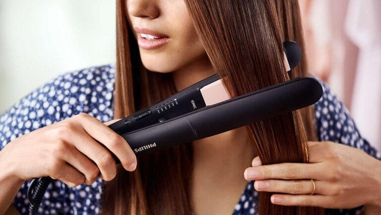 Philips StraightCare Essential BHS378/00 Πρέσα Μαλλιών με Κεραμικές Πλάκες Ionic