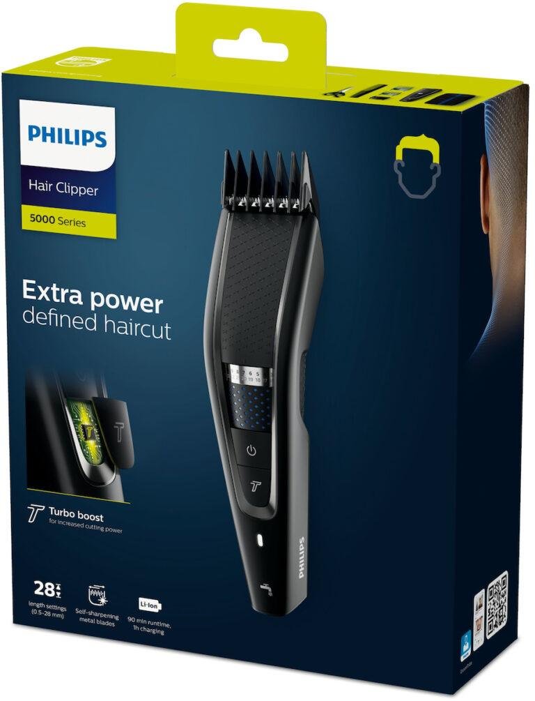 Philips Series 5000 Σετ Κουρευτικής Μηχανής Μαύρο HC5632/15