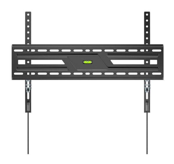 Powertech PT-1371 Βάση Τηλεόρασης Τοίχου έως 86" και 75kg Ασημί