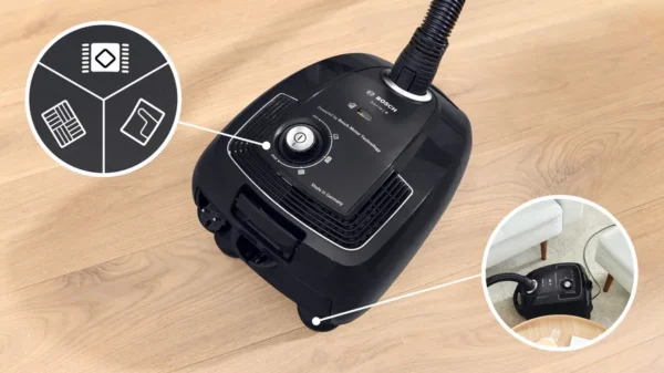 Bosch BGB38BA3T Ηλεκτρική Σκούπα 850W με Σακούλα 4lt Μαύρη