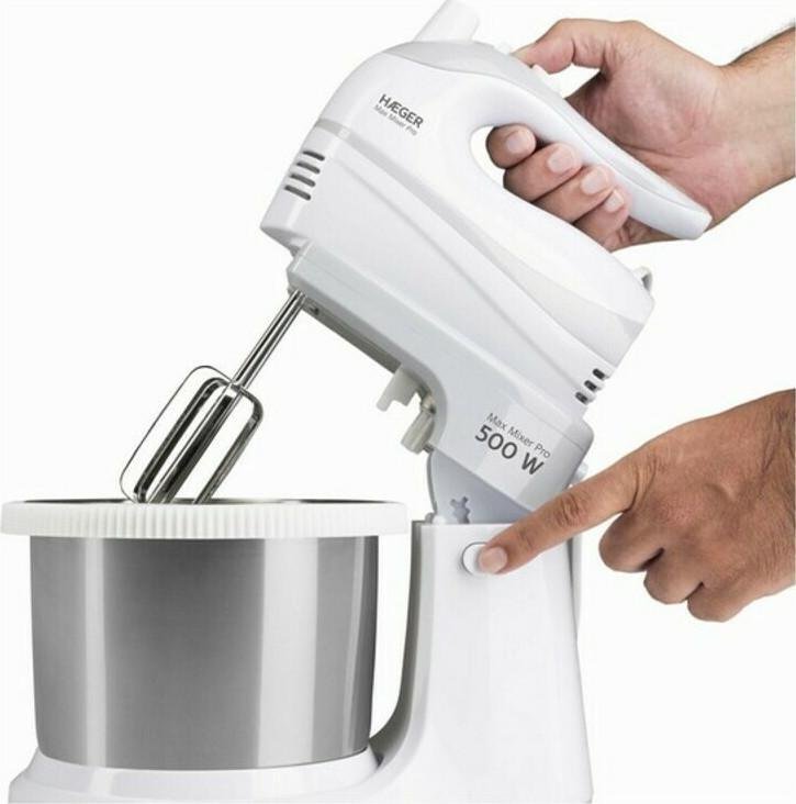 Μίξερ με κάδο Haeger Max Mixer Pro 2 L 500W BL-5BW.009A