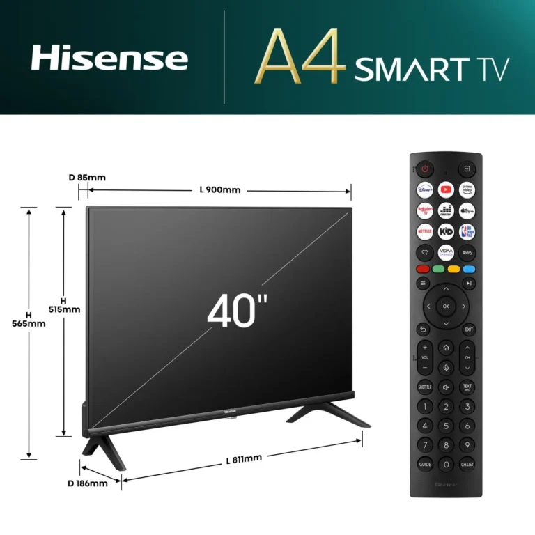 Τηλεόραση HISENSE 40" 40A4N